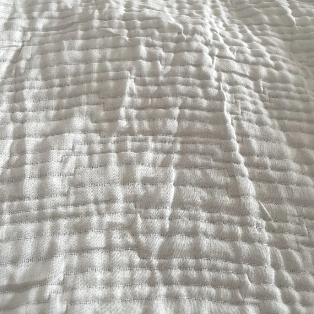 King Size Quilted Pillow ~White ~Sham Only - Hearth & Hand with Magnolia